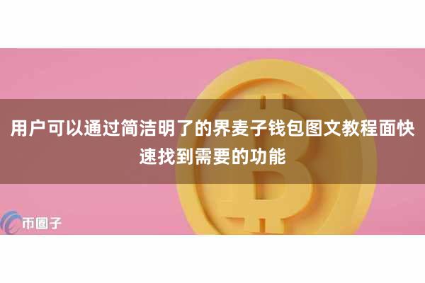 用户可以通过简洁明了的界麦子钱包图文教程面快速找到需要的功能