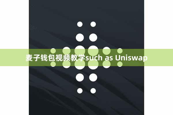 麦子钱包视频教学such as Uniswap