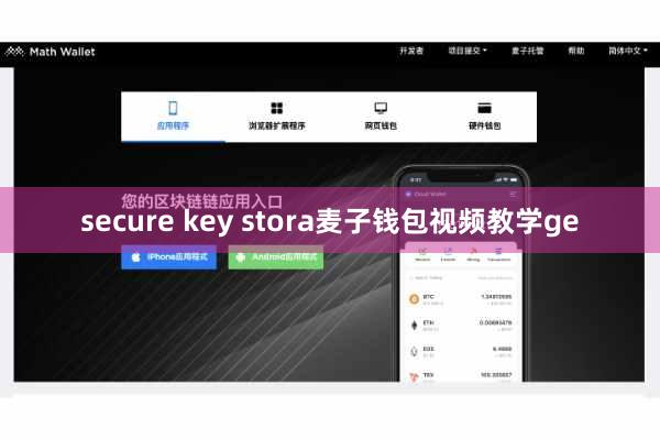 secure key stora麦子钱包视频教学ge