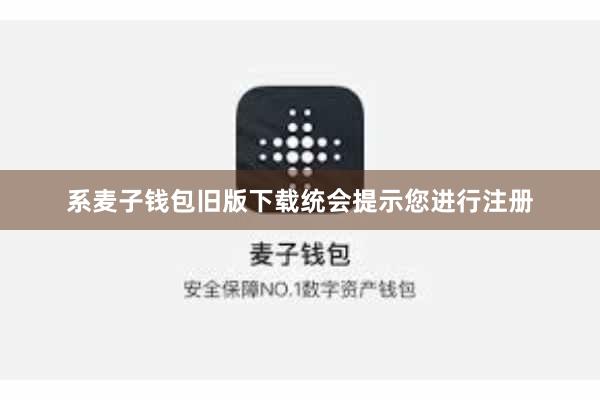 系麦子钱包旧版下载统会提示您进行注册