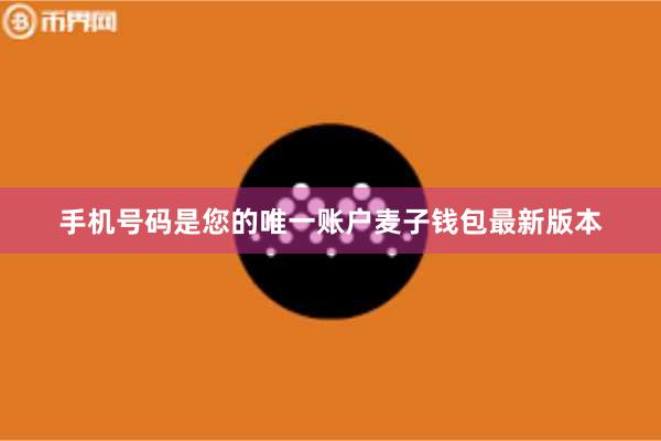 手机号码是您的唯一账户麦子钱包最新版本